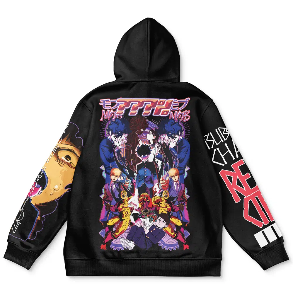 final Streetwear Hoodie back - Mob Psycho 100 Merch