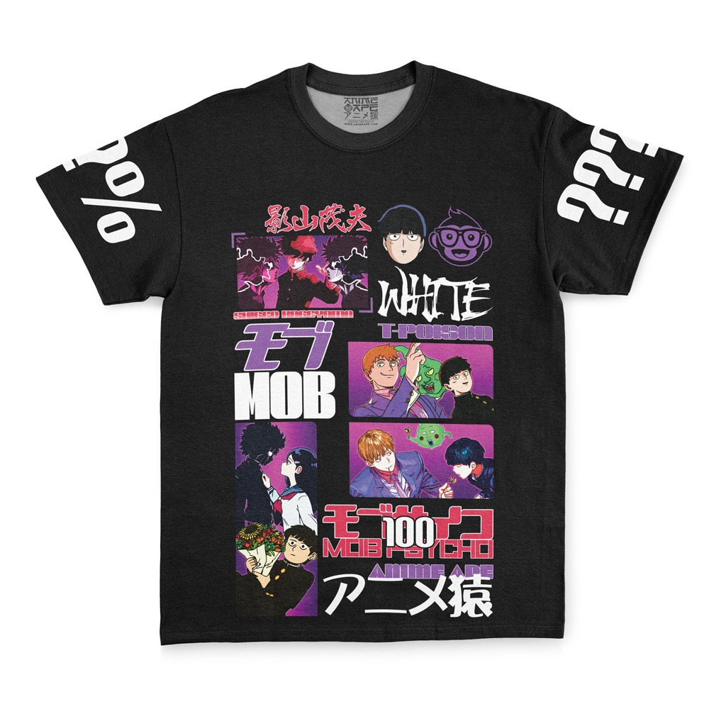 mob Streetwear T Shirt Front - Mob Psycho 100 Merch