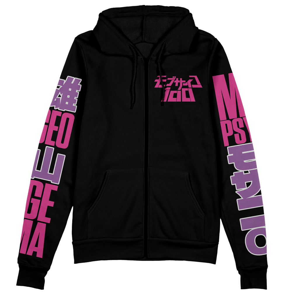 mob Zip Hoodie Front Mockup 1 - Mob Psycho 100 Merch