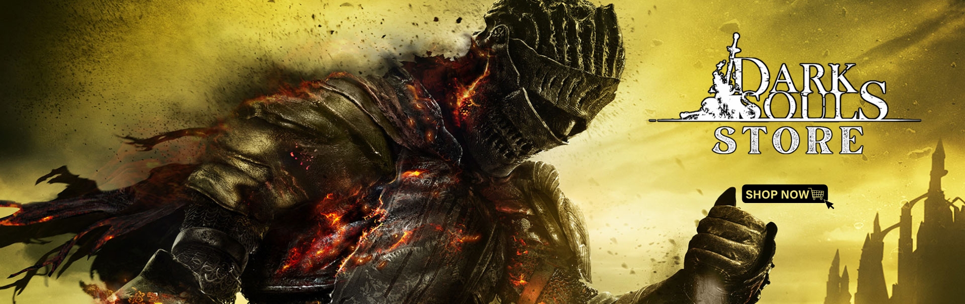 Dark Souls Store Banner 1 - Mob Psycho 100 Merch